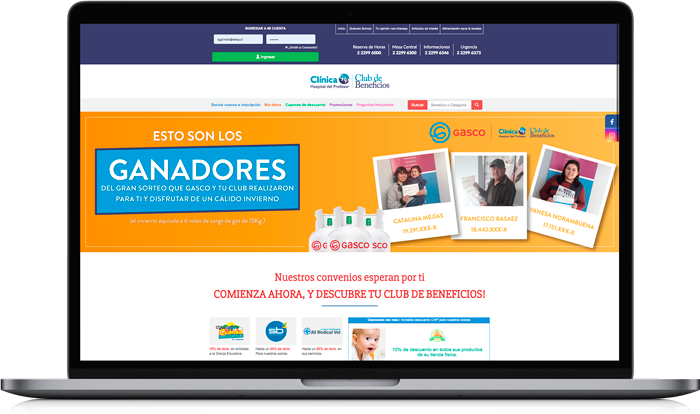 Programa fidelizacion | Clínica Hospital del Profesor