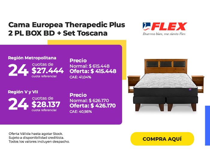 Cama Europea Therapedic Cama Europea Therapedic